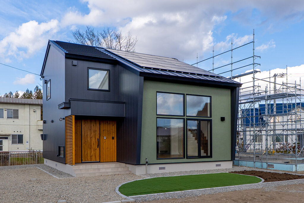 画像：幕別町　暮らしを重ねてかたちにした、開放感と動線のおうち　